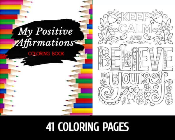 My Positive Affirmations Coloring Book