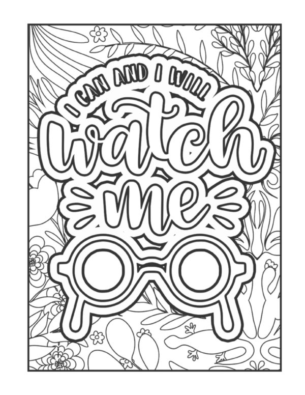 100 Adult Coloring Pages-Digital - Image 2
