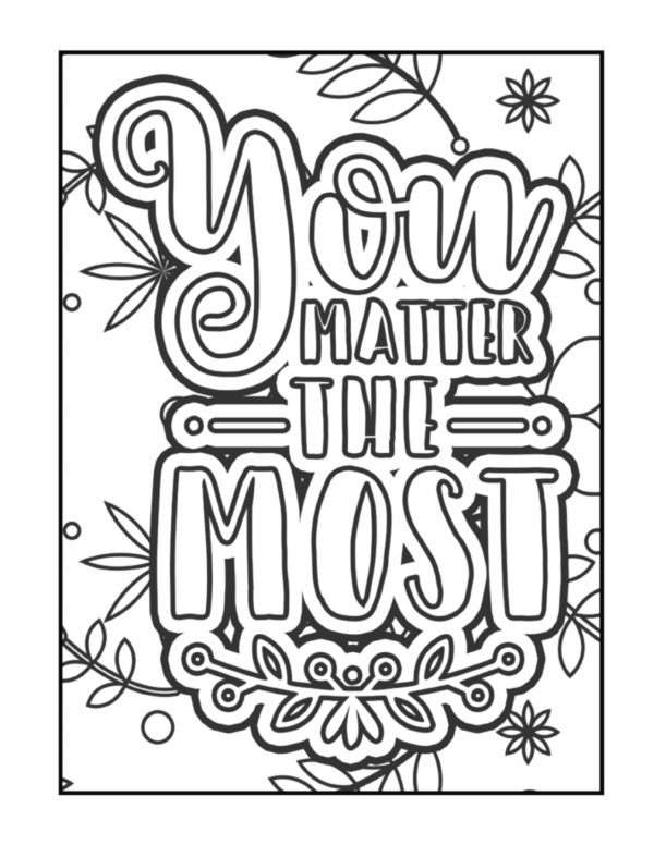 100 Adult Coloring Pages-Digital - Image 4