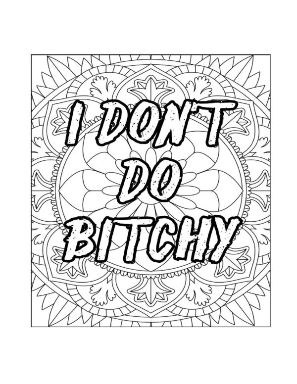 100 Adult Coloring Pages-Digital - Image 6