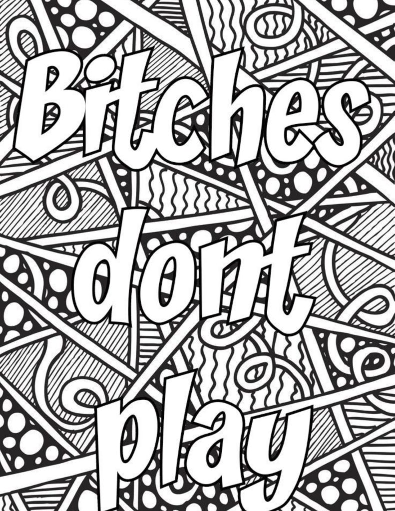Swear Words Adult Coloring Book by GBN Publishing Club Adult Humor Coloring  Pages printable, PDF Download 