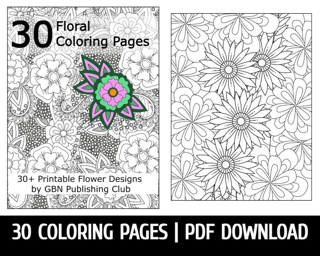 30 floral Pages Bundel